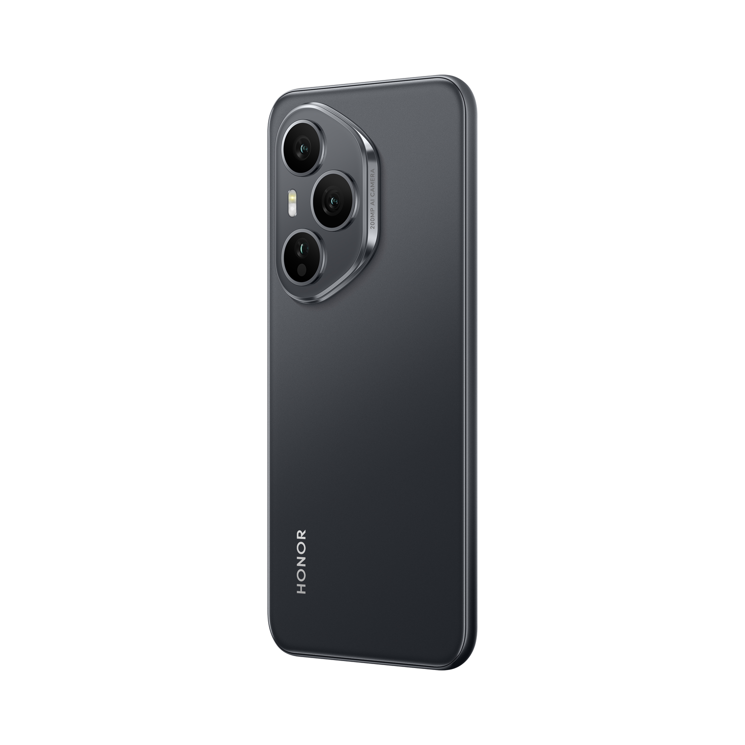 Smartphone met roze en blauwe bellen op het scherm.