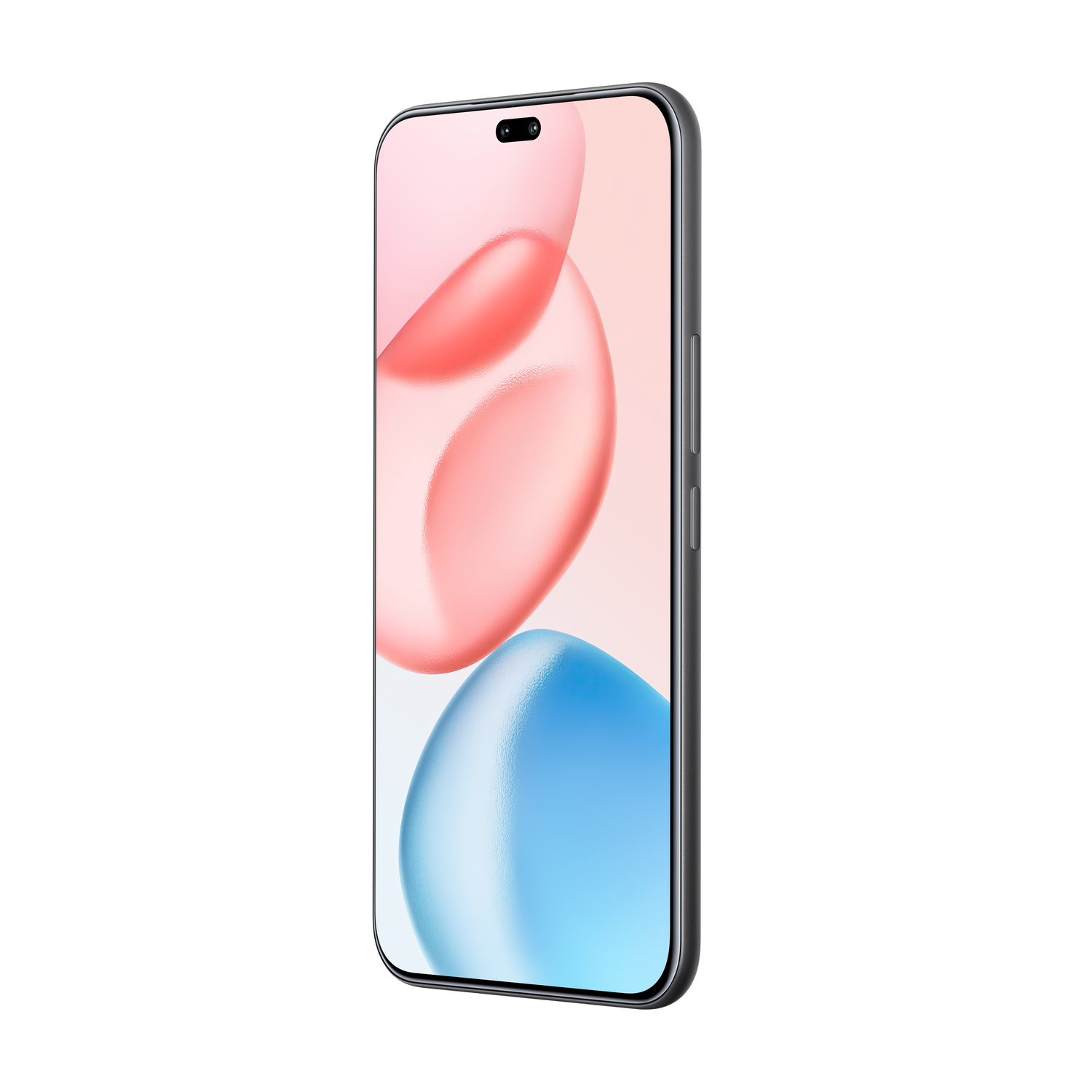 Zwarte smartphone achterkant, drie camera's en het HONOR logo.