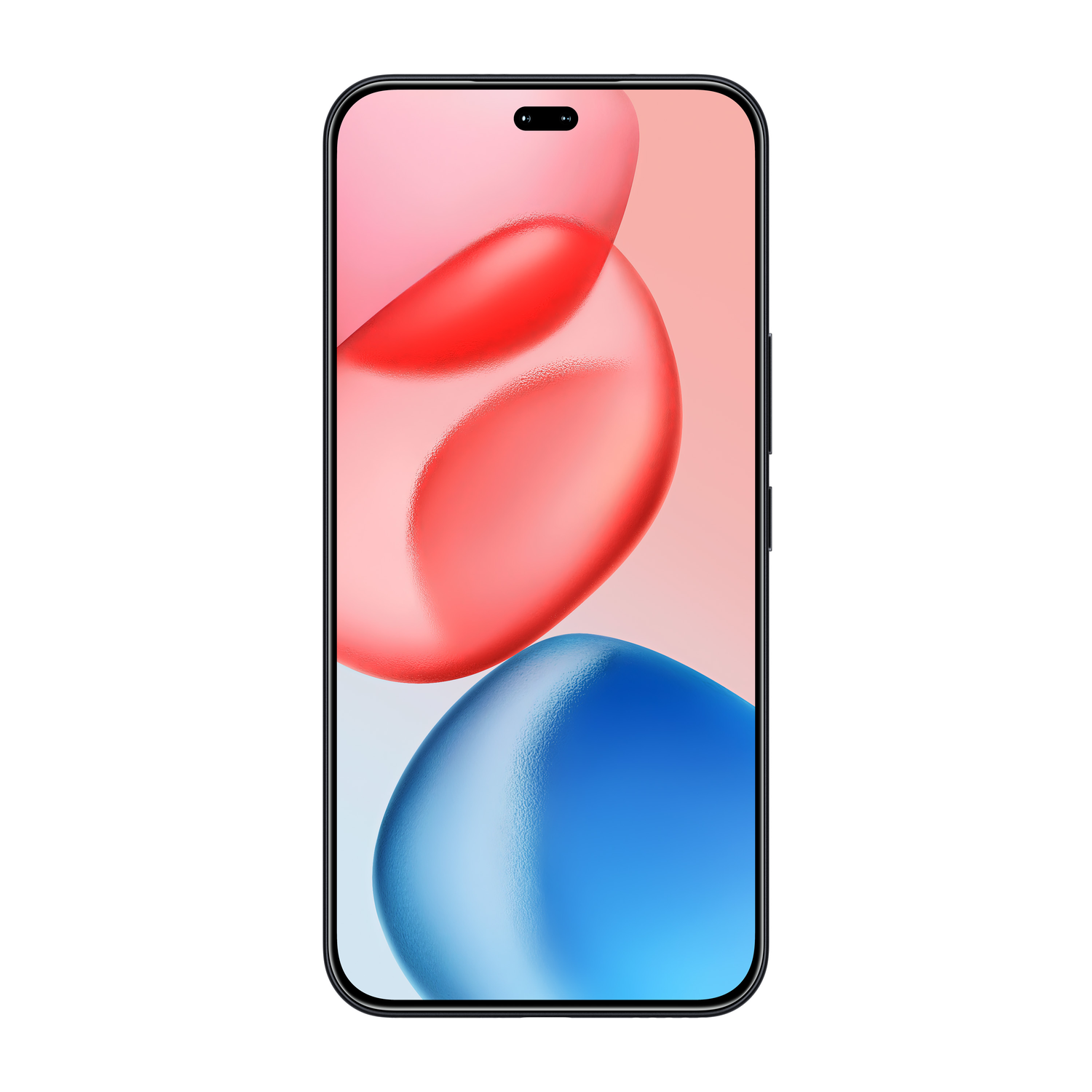 Achterkant van een zwarte smartphone, drie camera's, HONOR logo.